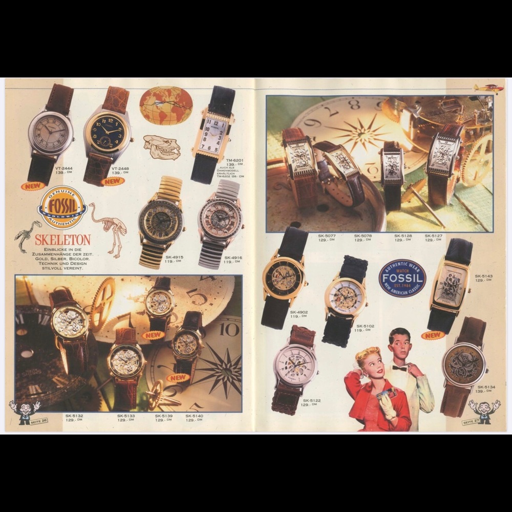 1995 (READ FOSSIL LIBRARY) SK AND TM SERIES